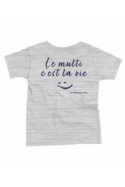 Enfant - T-Shirt - Gris - Navy